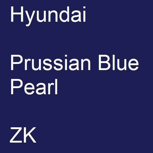 Hyundai, Prussian Blue Pearl, ZK.